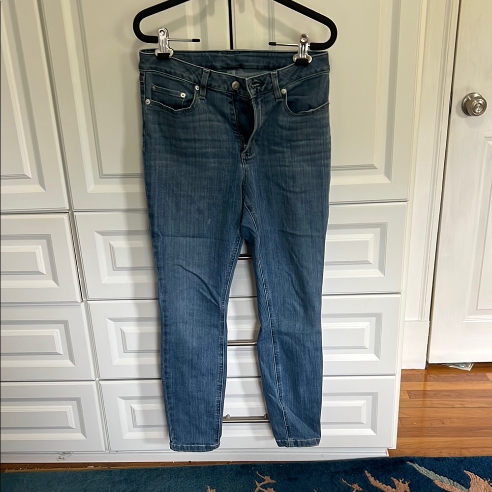 L.L. Bean Blue Skinny Jeans Modern Fit